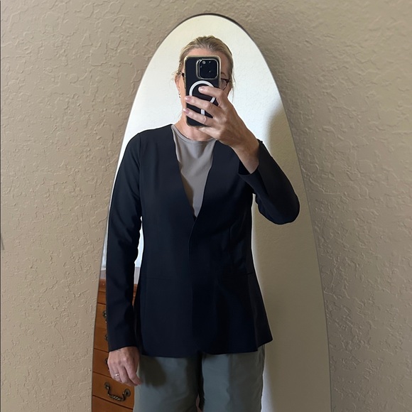 Athleta Black Blazer New Size 10 - Picture 4 of 14